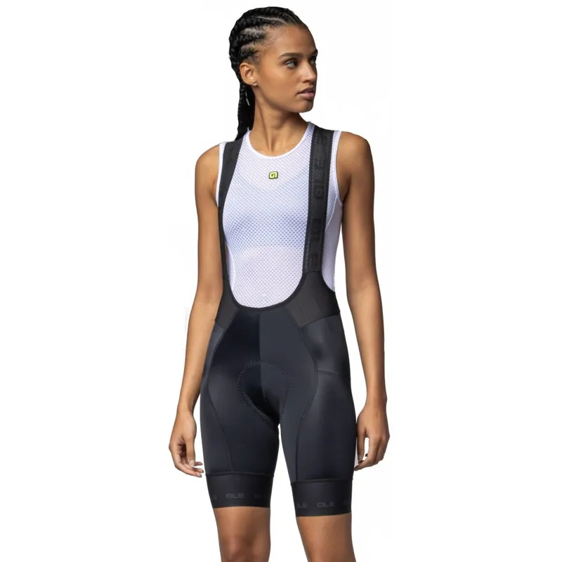 Ausverkauf Alé PR-E Strada 2.0 Trägershorts Damen - schwarz