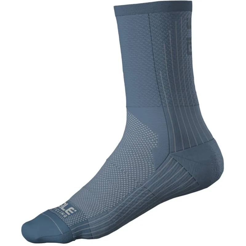 Alé Color Block T-Care Plus Radsocken - steel blue Neu Im Sortiment