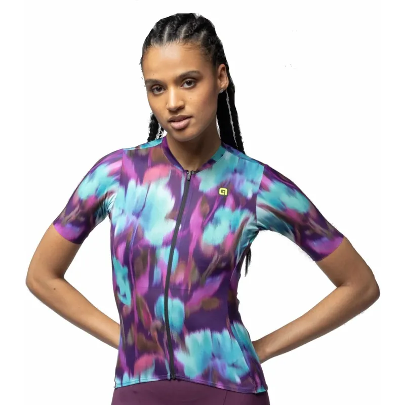 Versand Am Gleichen Tag Alé PR-E Jardin 2.0 Kurzarmtrikot Damen - purple combo