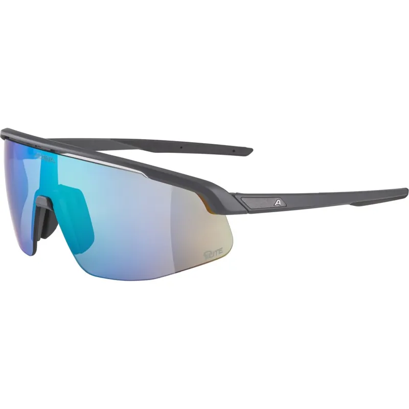 Alpina Turbo Pro Q-Lite Brille - midnight-grey matt/mirror green Bestpreis
