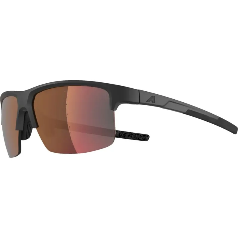 Super-Preis Alpina Eagle Q-Lite Brille - black matt/red mirror