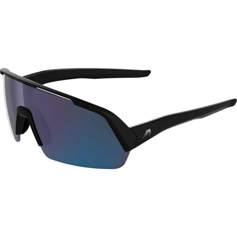 Alpina Turbo HR Brille - black matt/blue mirror Sichere Zahlung