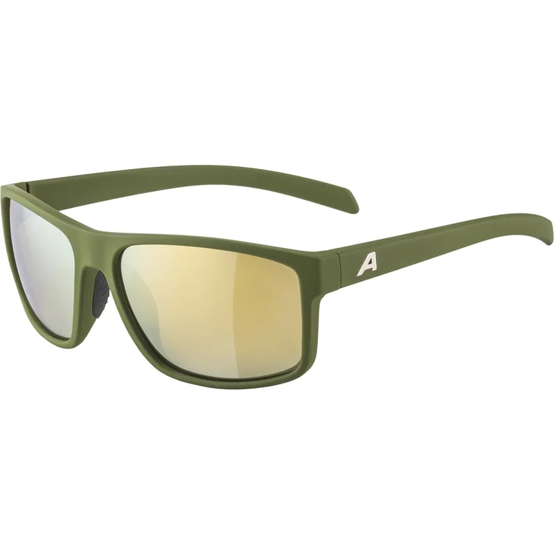 Jetzt Kaufen Alpina Nacan I Brille - olive matt/mirror bronce