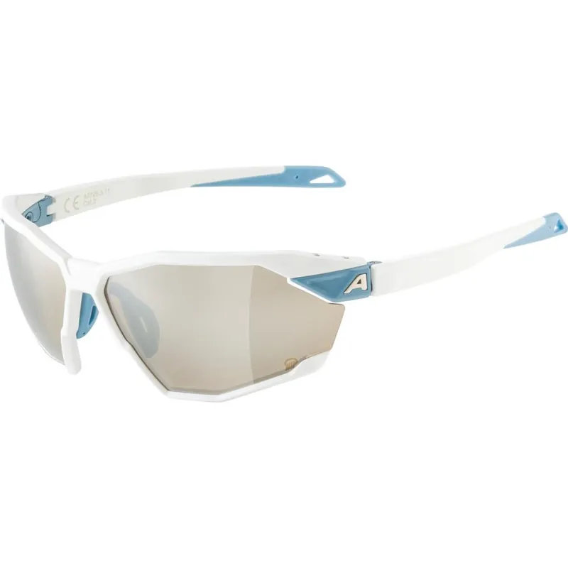Kracherpreis Alpina Twist Six Q Brille - white matt/mirror silver