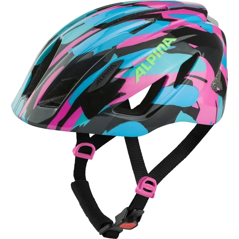 Begrenztes Angebot Alpina Pico Flash Kinderhelm - neon-blue pink gloss