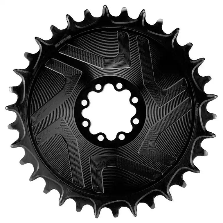 Alugear AERO Kettenblatt - MTB Direct Mount (SRAM 8-Bolt) Boost 1x 11/12s (T-Type) - rund schwarz Top-Preis