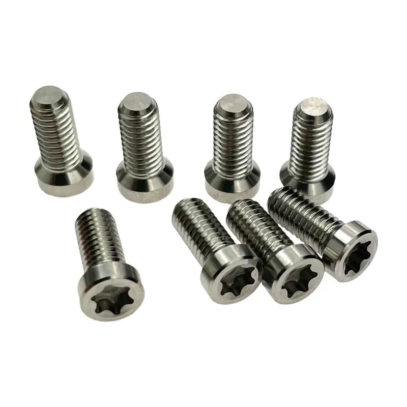 Ausverkauf Alugear Schraubenset für Direct Mount Kettenblätter - Titan SRAM 8-Bolt M4 x 8mm