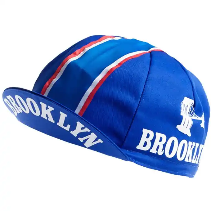 Apis Retro Style Profi Radmütze - BROOKLYN BLUE Heißes Angebot
