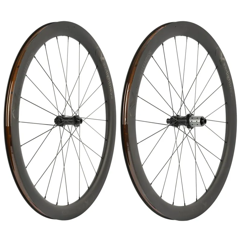 Letzte Chance ax-lightness Selection 45CX Laufradsatz - 28" Carbon TLR Clincher Centerlock - 12x100mm 12x142mm - SRAM XDR