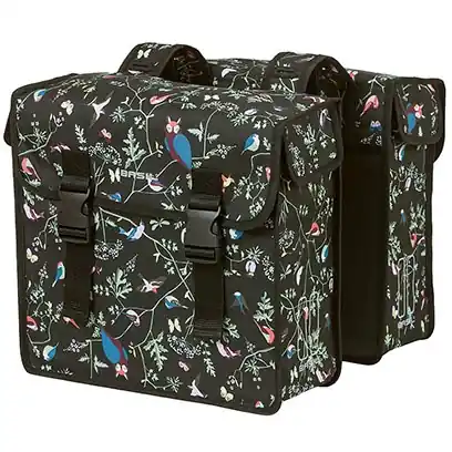 Basil Wanderlust Double Gepäckträgertasche (Paar) - 2x17.5L - charcoal Jetzt Kaufen
