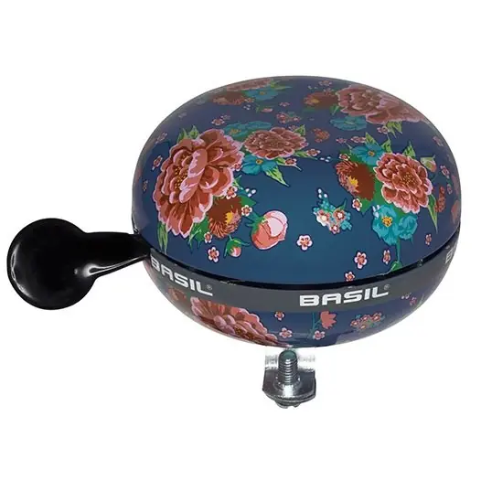 Echt Basil Bloom Big Bell Fahrradklingel - indigo blue
