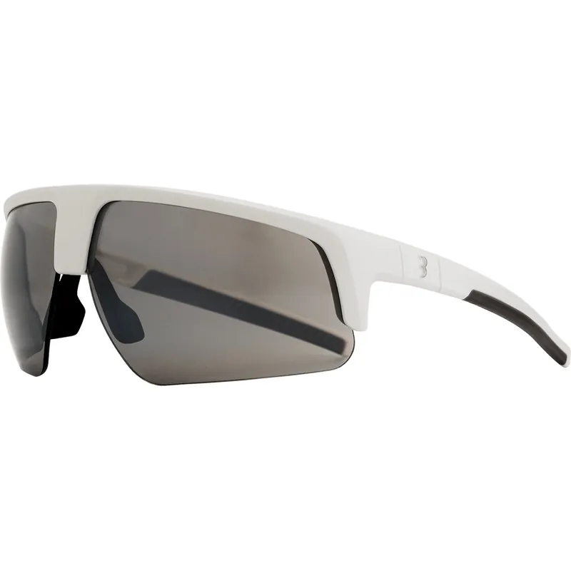 Geprüft BBB Cycling Comet MLC BSG-75 Brille - matt white MLC smoke flash mirror