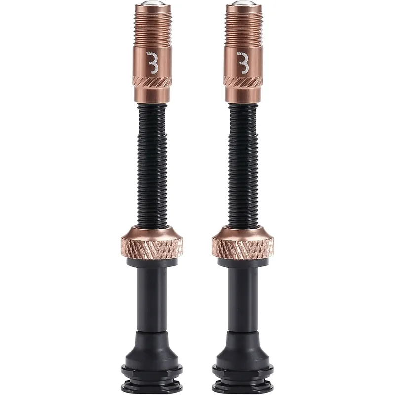 BBB Cycling CoreCap AL Valve BTI-166 Tubeless Ventil - Kupfer 60 mm 2 Stück Schneller Versand