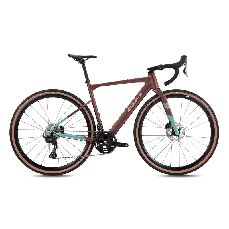 Echt BH Bikes GRAVELX 1.8 - Gravel Bike - 2026 - dark red / oxyde / green sea
