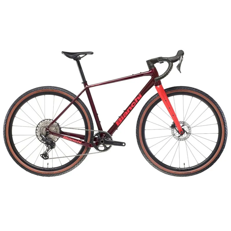 Bianchi ARCADEX AL - Cues - Gravel-Bike - 2027 - burgundy / coral red Neuheit