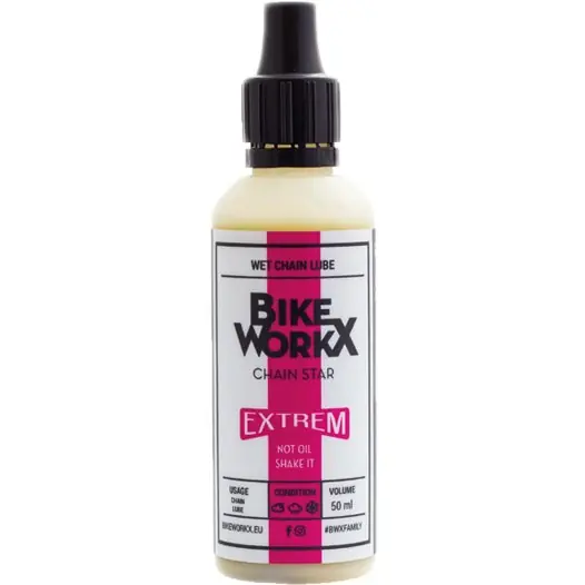 BikeWorkx Chain Star Extrem - Kettenschmiermittel - Applikatorflasche - 50ml Top-Seller