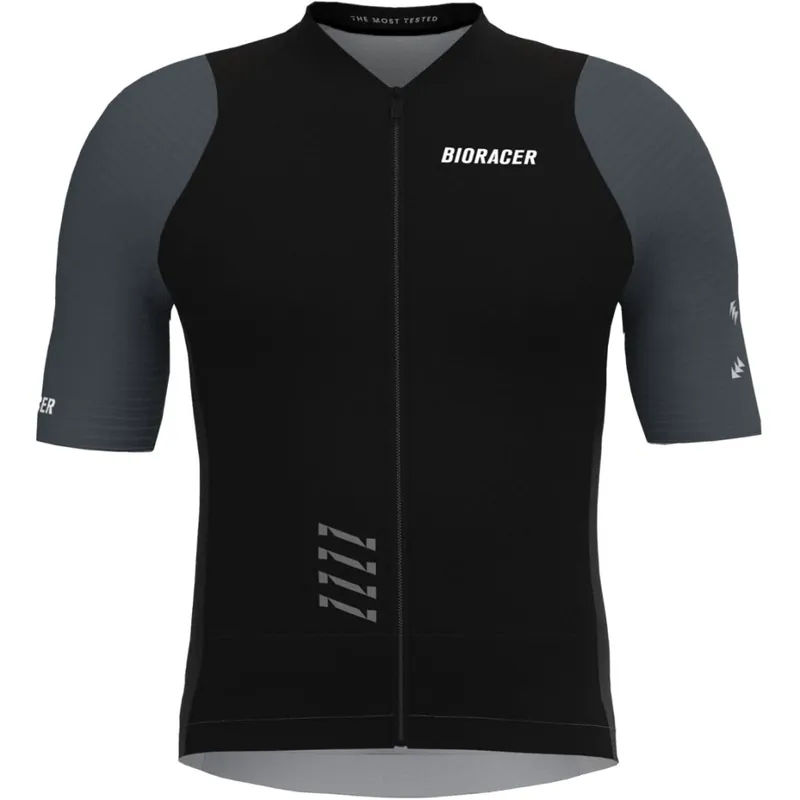 Preisreduziert Bioracer Icon Radtrikot Kinder - black - anthracite