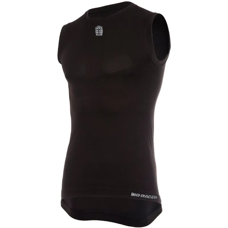 Bioracer Baselayer Light Unterhemd Ärmellos - Schwarz Rabatt