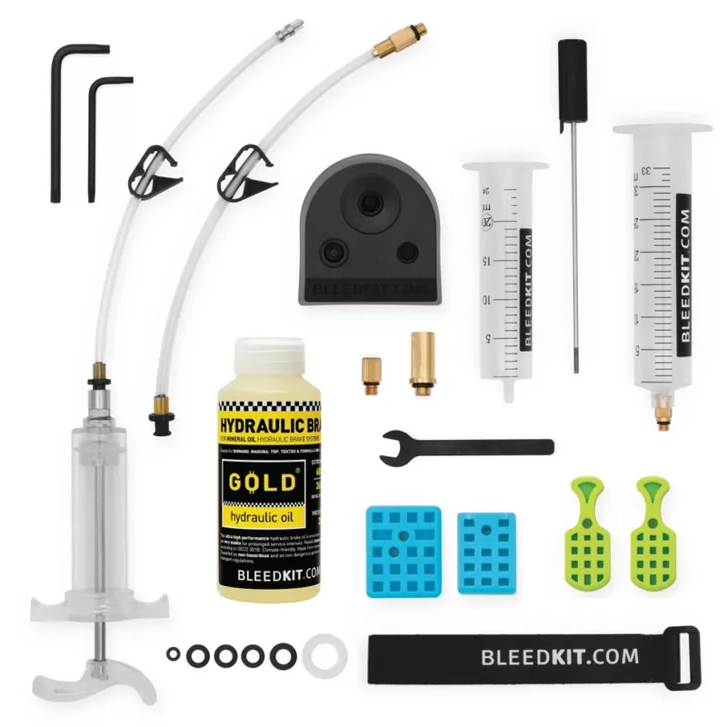 Direktkauf BLEEDKIT.COM Workshop Master GOLD Entlüftungskit - Mineralöl für Shimano / Magura MT / TRP / Tektro