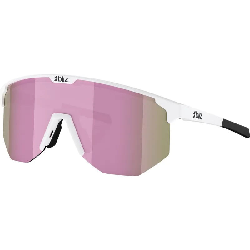 Top-Seller Bliz Hero Brille - Matt White - Brown Pink Multi