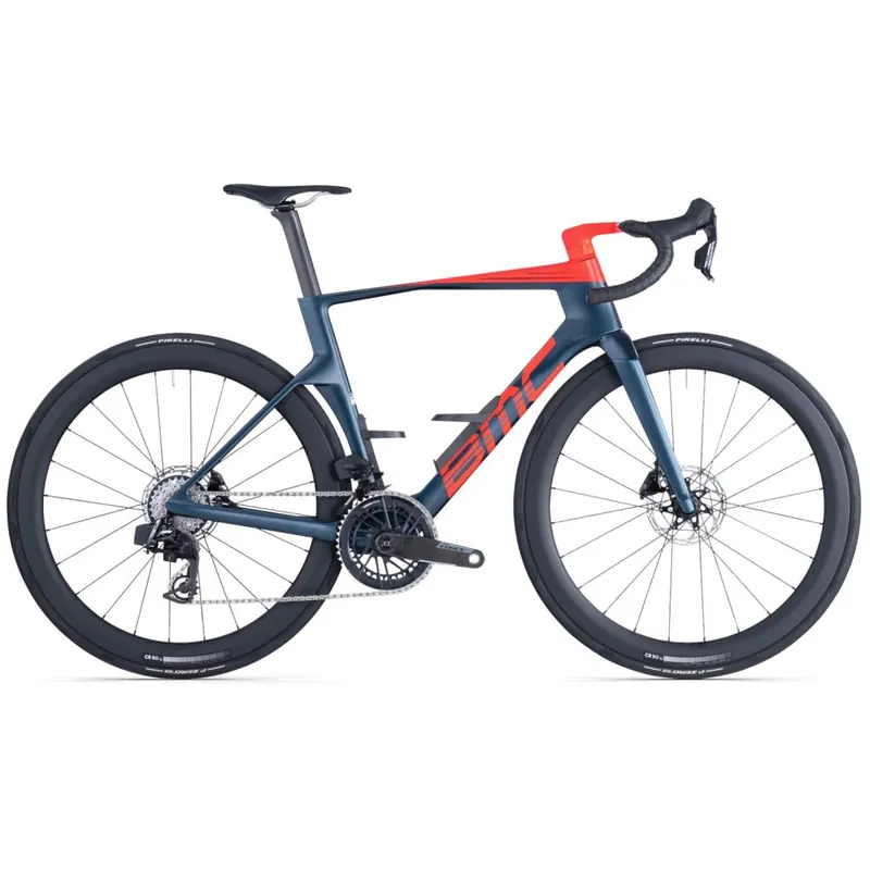 Nur Heute BMC TEAMMACHINE R 01 THREE - Carbon Rennrad - 2026 - deep sea / neon red