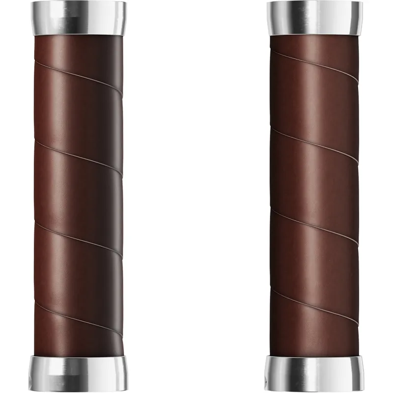 Brooks Slender Leder Lenkergriffe - 130/130 mm - braun Neuheit