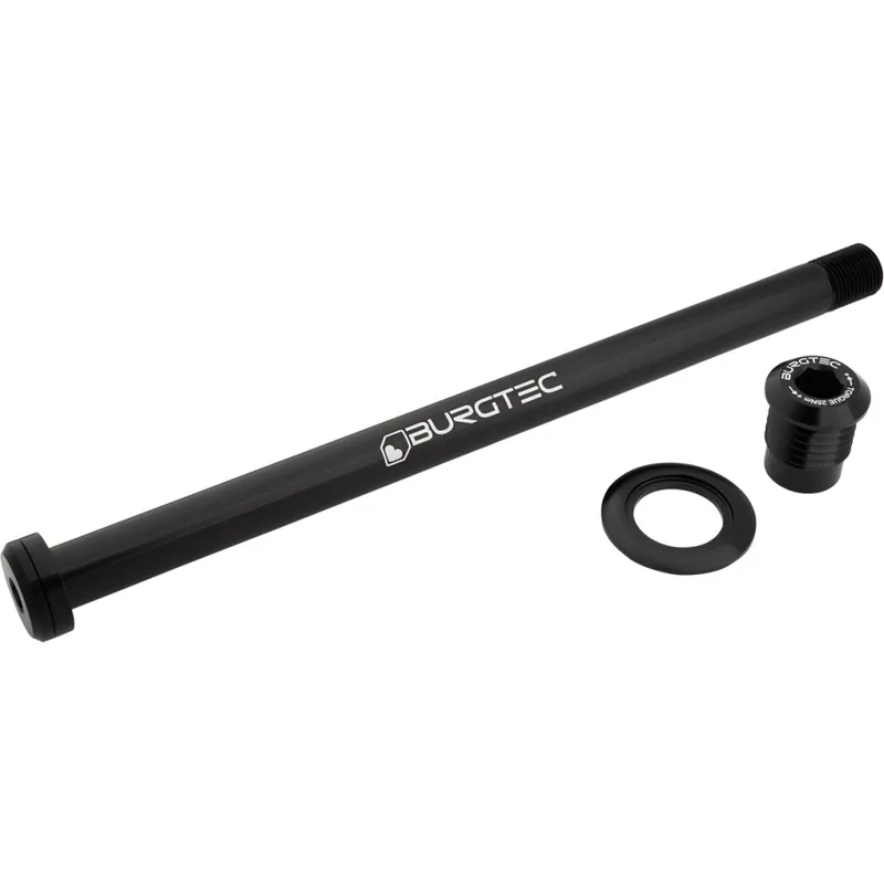 Ausverkauf Burgtec Steckachse - Hinterrad 12x148mm Boost M12x1 186mm für Orbea - Burgtec Black