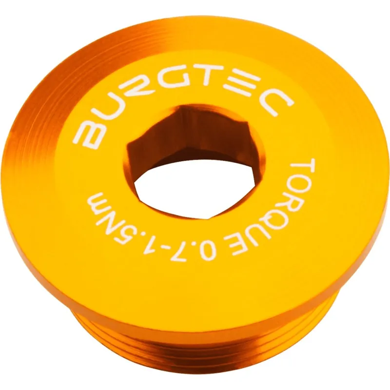 Knallerangebot Burgtec Kurbelschraube - Shimano - iron bro orange