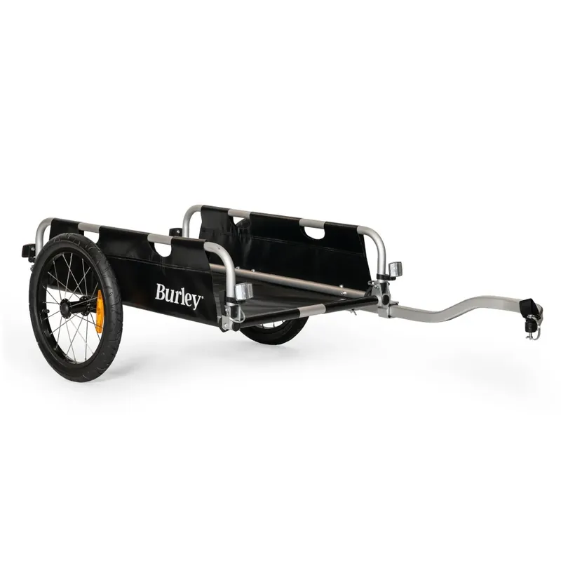 Billig Burley Flatbed Transportanhänger - schwarz 2024