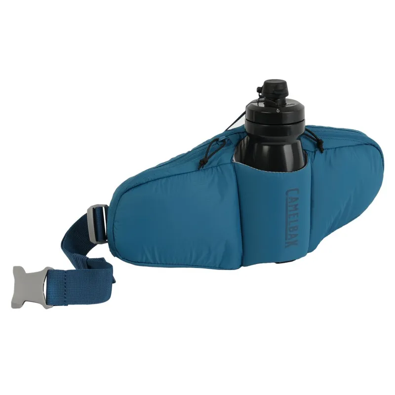 Meistverkauft CamelBak Podium Flow 2L Hüfttasche + 620ml Podium Dirt Fahrradflasche - moroccan blue