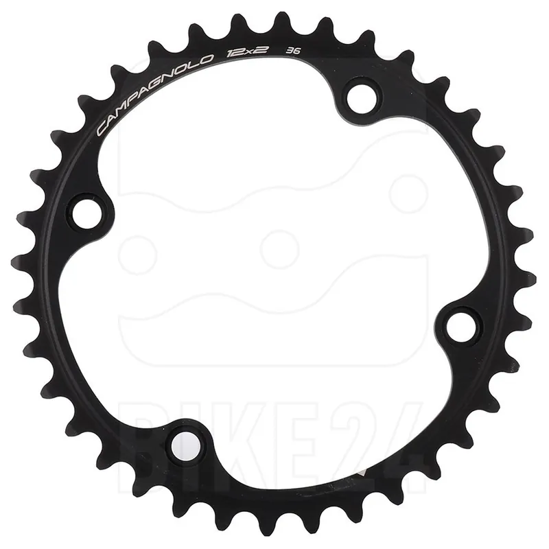 Kracherpreis Campagnolo Super Record / Record Kettenblatt 112mm - 12-fach - schwarz