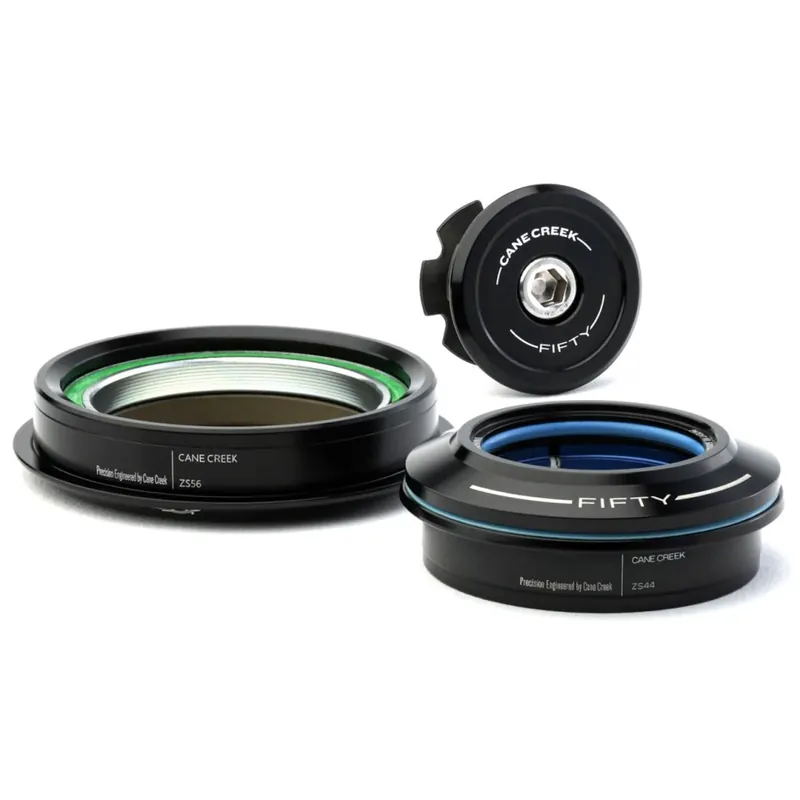 Geprüft Cane Creek 50 Tapered Steuersatz - ZS56/28.6 ZS56/40 - schwarz