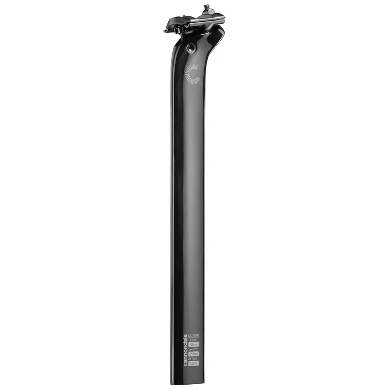 Kracherpreis Cannondale C1 Aero 40 V2 Carbon Sattelstütze 365mm - 15mm Setback - schwarz