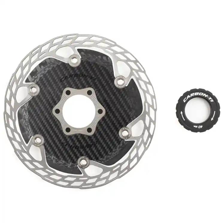 Jetzt Bestellen Carbon-Ti X-Rotor Aero Bremsscheibe - Triathlon Centerlock SteelCarbon 3