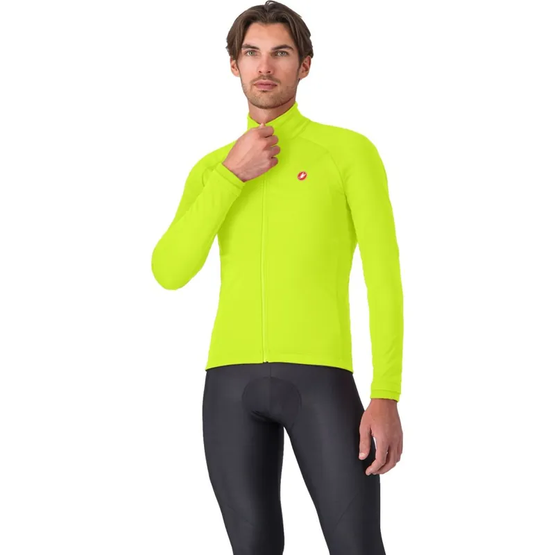 Castelli Competizione Jacke Herren - electric lime 383 Schneller Versand
