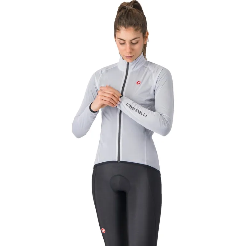 Preisknaller Castelli Squall Shell Jacke Damen - silver grey/black 870