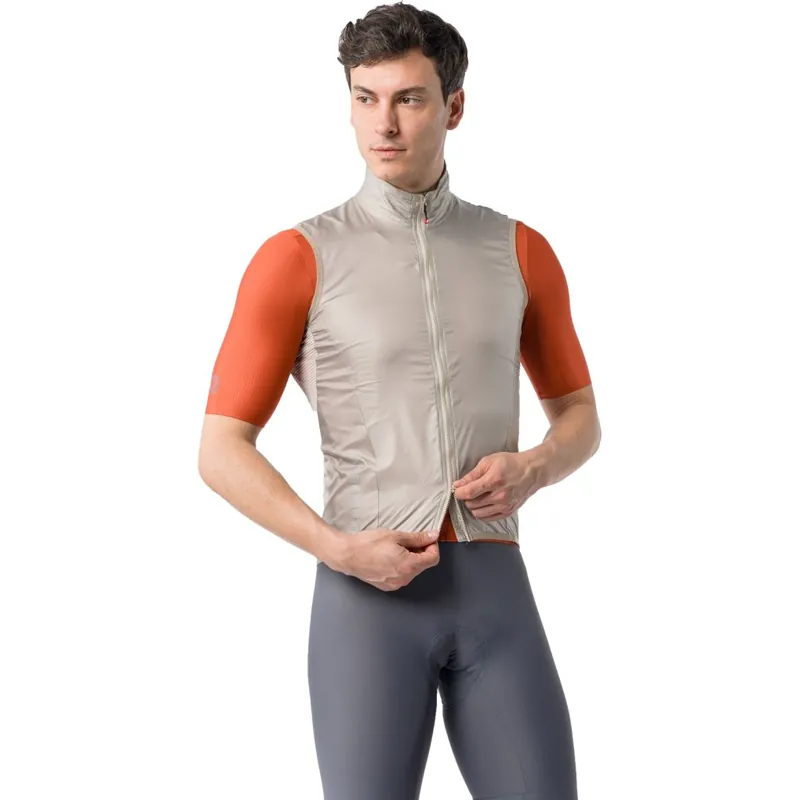 Castelli Aria 2 Weste Herren - clay 294 Sale