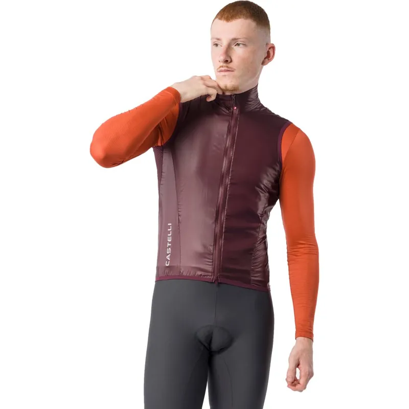 Highlight Castelli Aria 2 Weste Herren - deep bordeaux 625