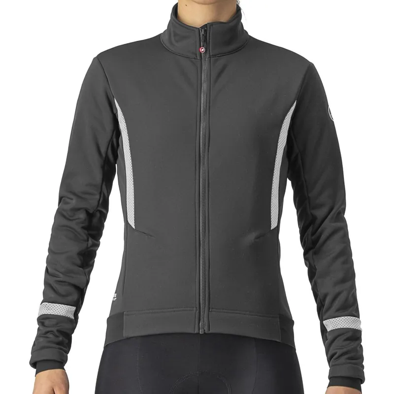 Castelli Dinamica 2 Fahrradjacke Damen - light black/white reflex 085 Preiswert