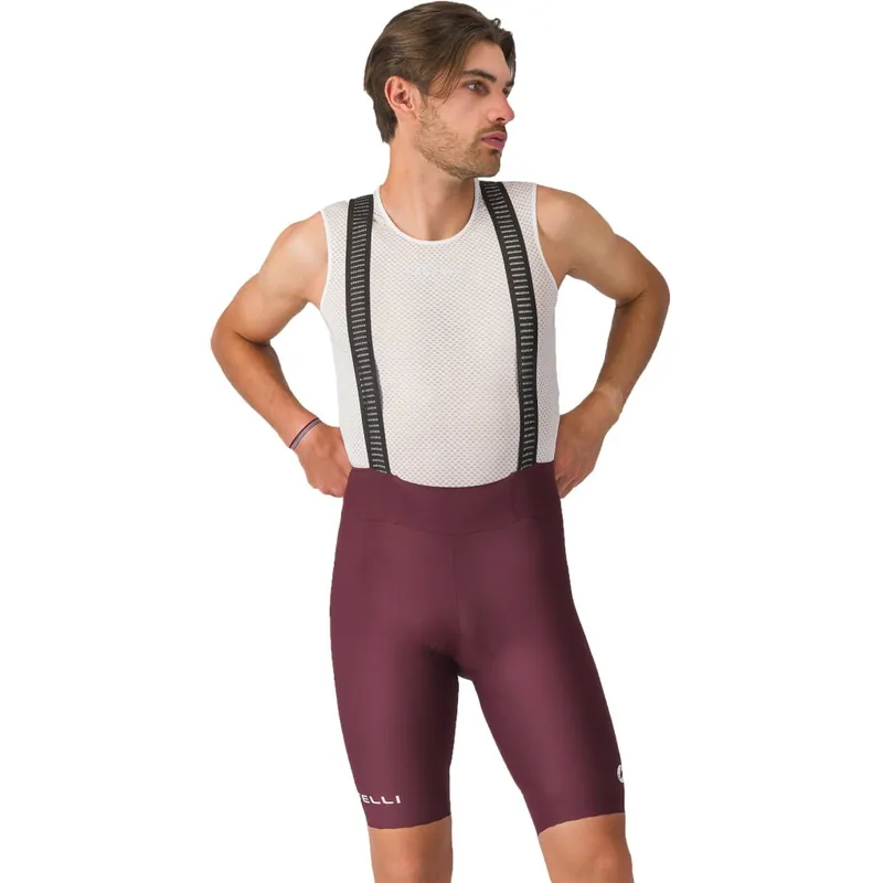 Castelli Espresso 2 Trägerhose Herren - deep bordeaux 625 Super-Preis
