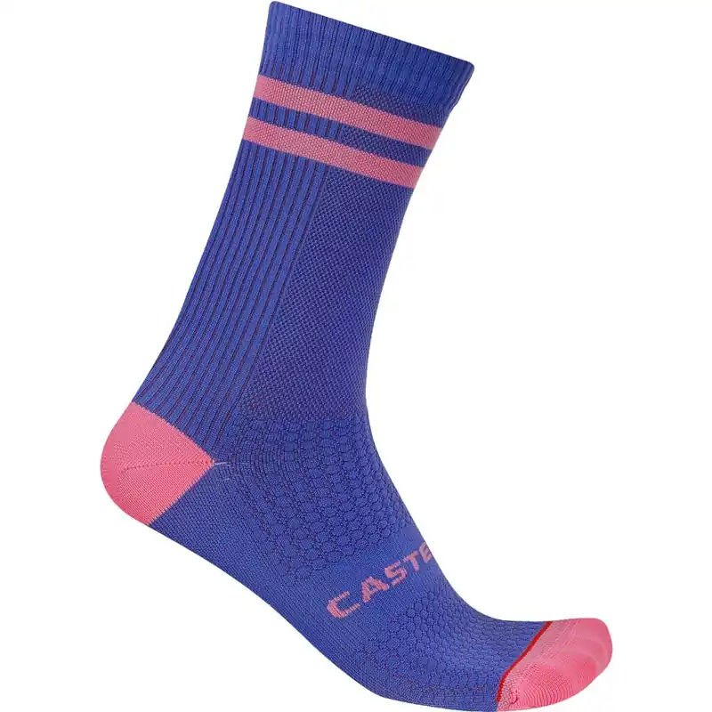 Sichere Zahlung Castelli Originale 18 Socken - ultraviolet/rosa giro 501
