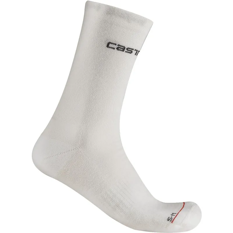 Neuheit Castelli Diciotto Soft Merino Socken Damen - weiß 001