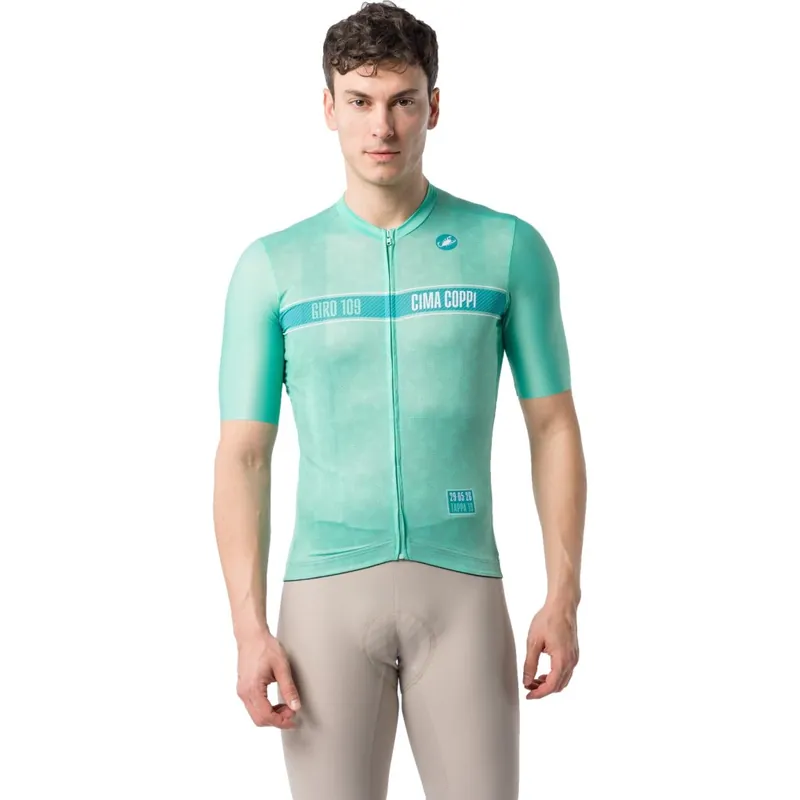 Top-Seller Castelli Giro d‘Italia Giro109 Cima Coppi Kurzarmtrikot Herren - jade green 966