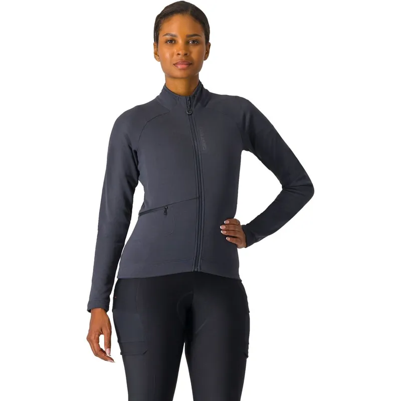 Jetzt Kaufen Castelli Unlimited Trail 2 Langarmtrikot Damen - dark grey 030