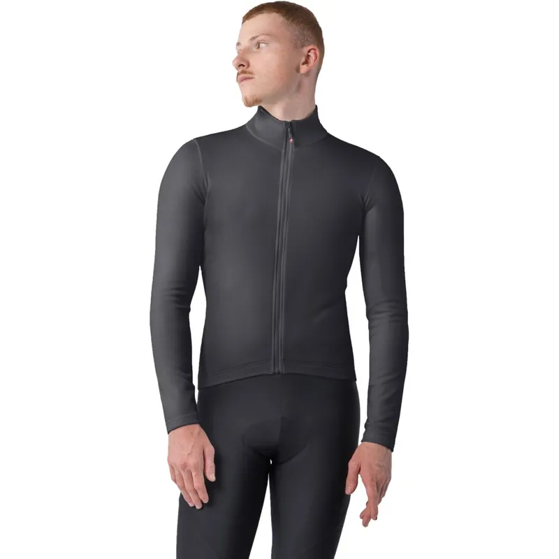 Aktuell Castelli Competizione Thermo Langarmtrikot Herren - black 010