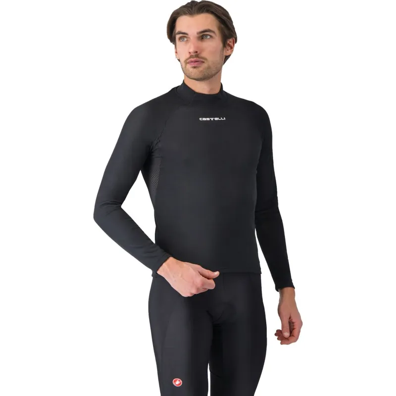 Castelli Flanders 2 Unterhemd Langarm Herren - schwarz 010 Sonderangebot