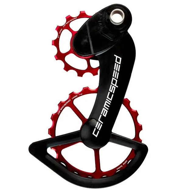 Letzte Chance CeramicSpeed OSPW Schalträdchen-System - für Campagnolo EPS (12s) - rot