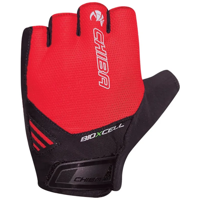 Markenprodukt Chiba BioXCell Air Kurzfinger-Handschuhe - rot