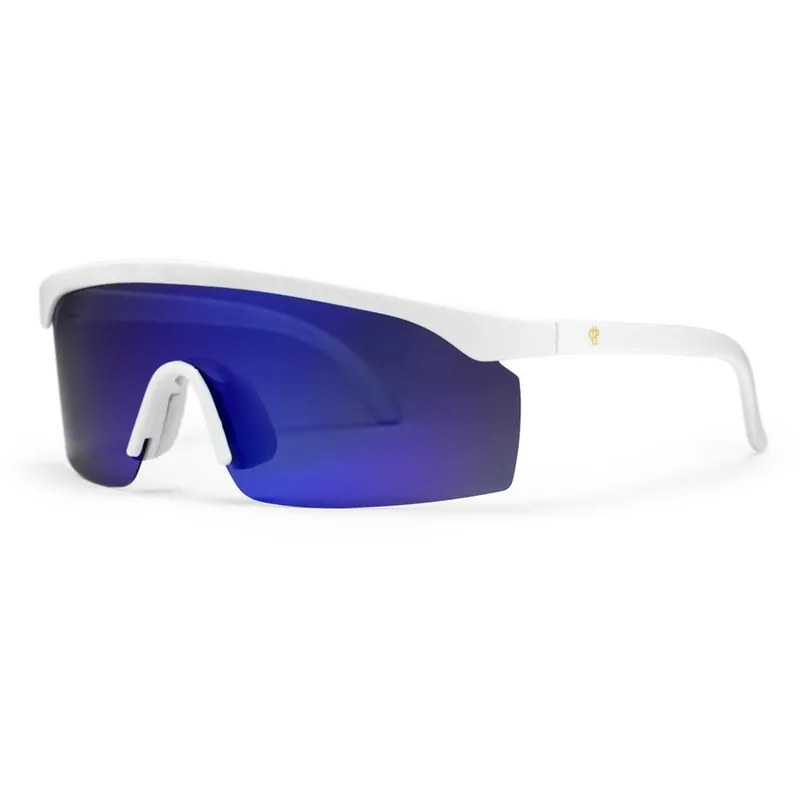 CHPO Lelle Sonnenbrille - White / Blue Mirror Solange Der Vorrat Reicht