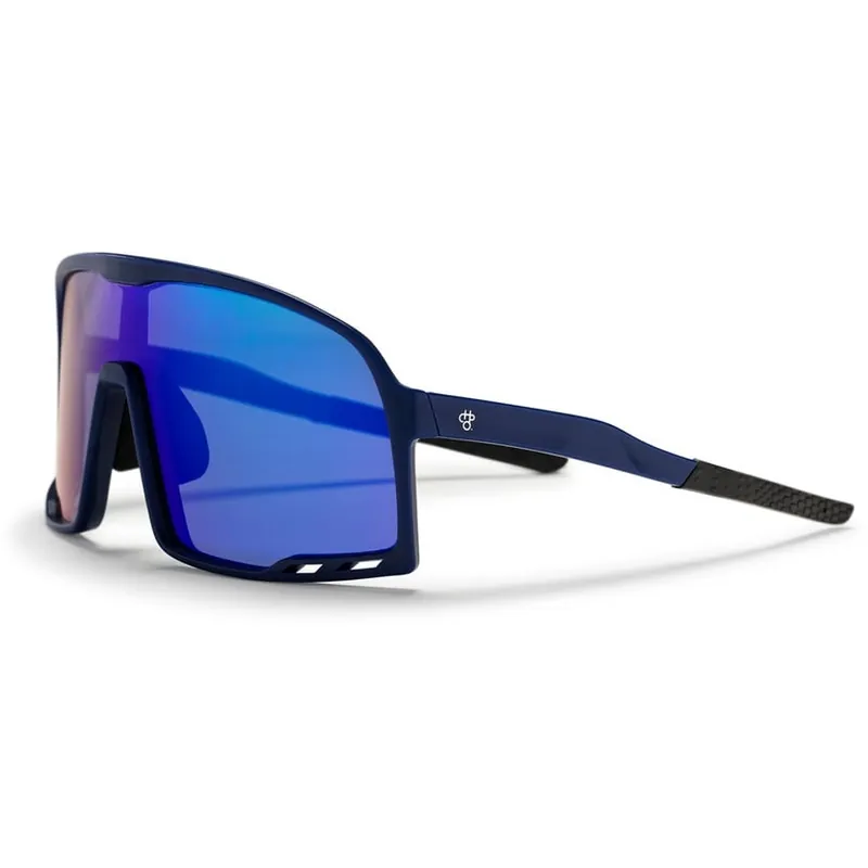 CHPO Henrik Brille - Polarized - Navy / Rainbow Mirror Markenware